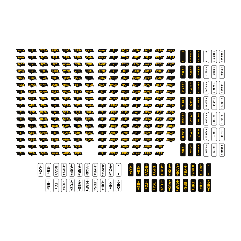 Sticker Sheet (white, orange, red, transparent)