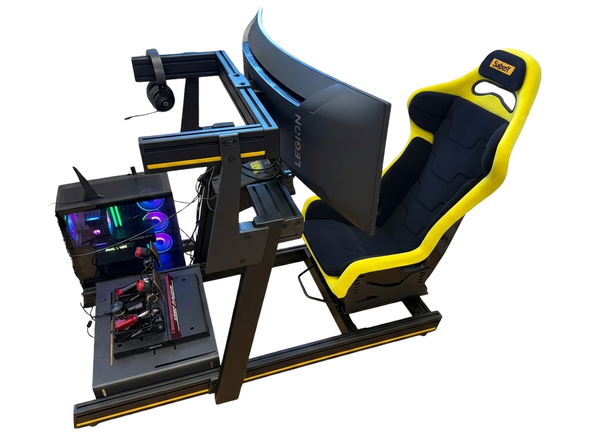 Simulator de bază SRT Pro Evo alimentat de Sabelt și Simagic