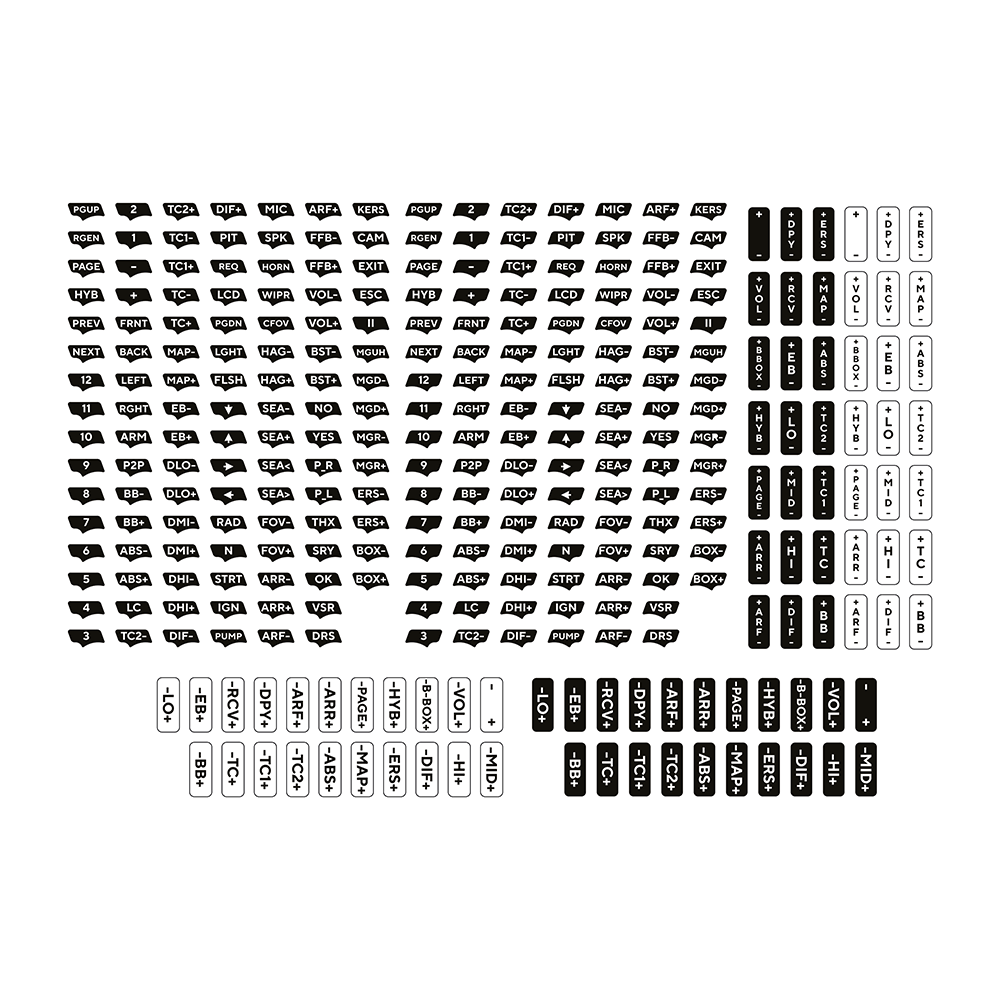 Sticker Sheet (white, orange, red, transparent)
