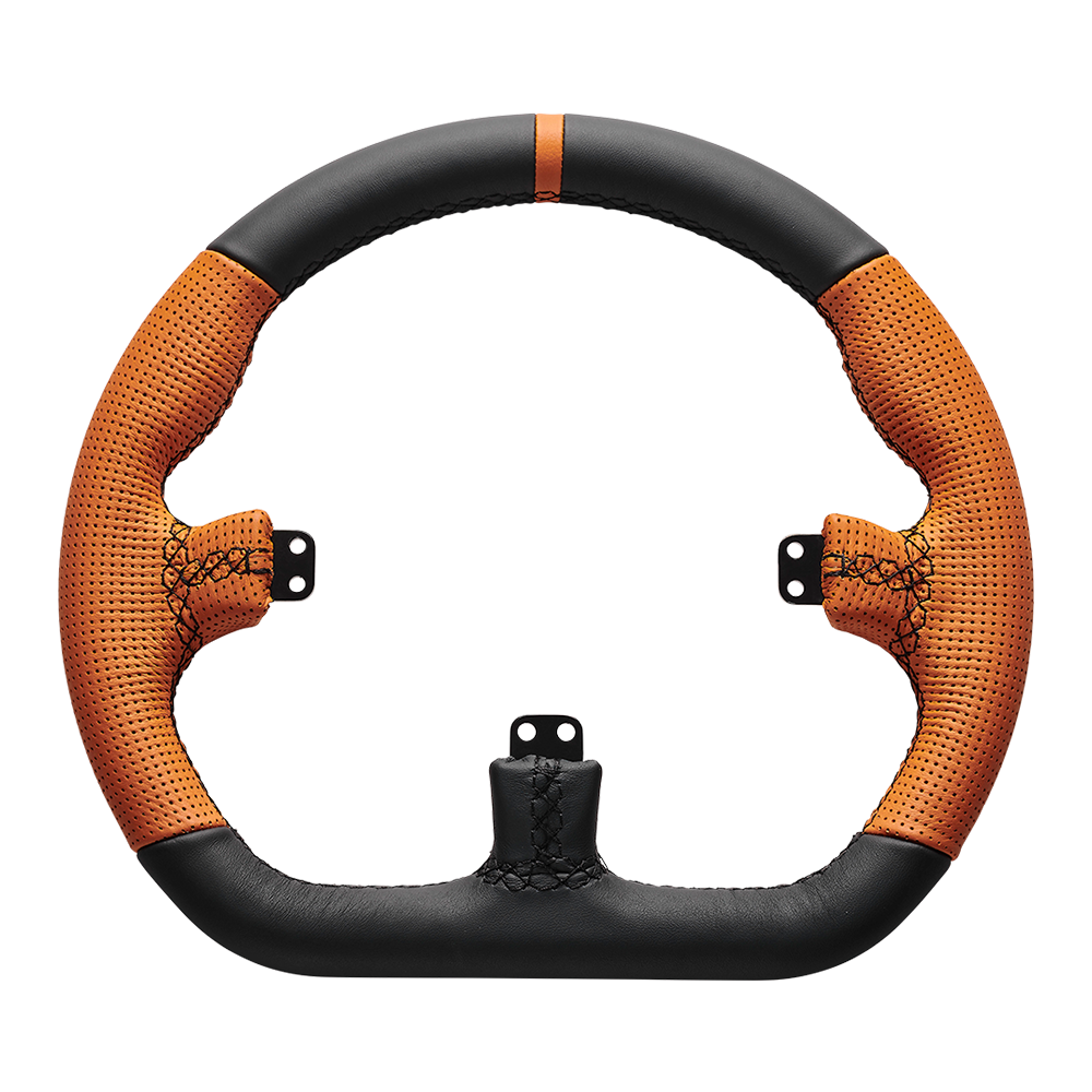 Closed D Orange Leather Rim