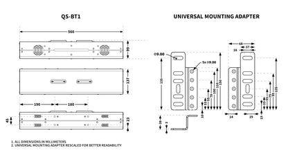 Qubic System QS-BT1 Gurtstraffsystem