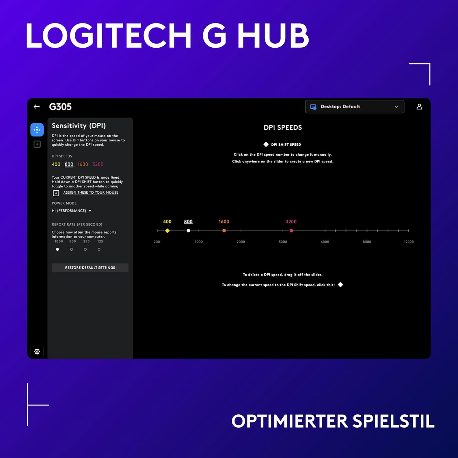 Logitech G305 LIGHTSPEED Mouse de joc fără fir